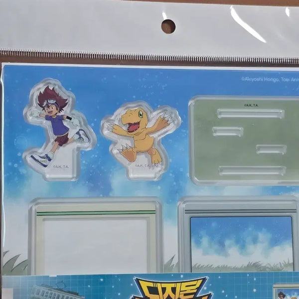 [BUNJANG] Digimon Exhibition Taichi Yagami & Agumon Acrylic Stand Diorama / 디지몬 전시회 신태일 아크릴