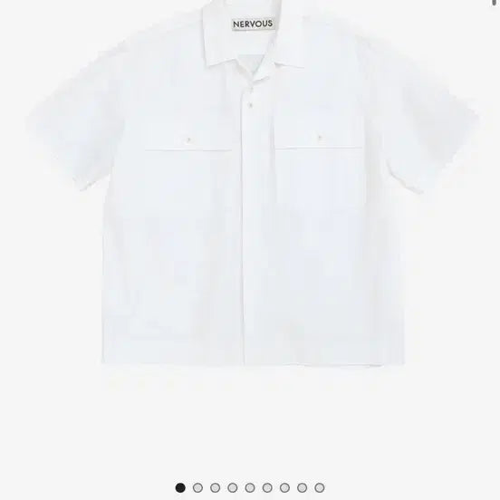 [BUNJANG] Nervous Short Sleeves Shirt White / [4]너버스 SHORT SLEEVES SHIRT _ white 셔츠