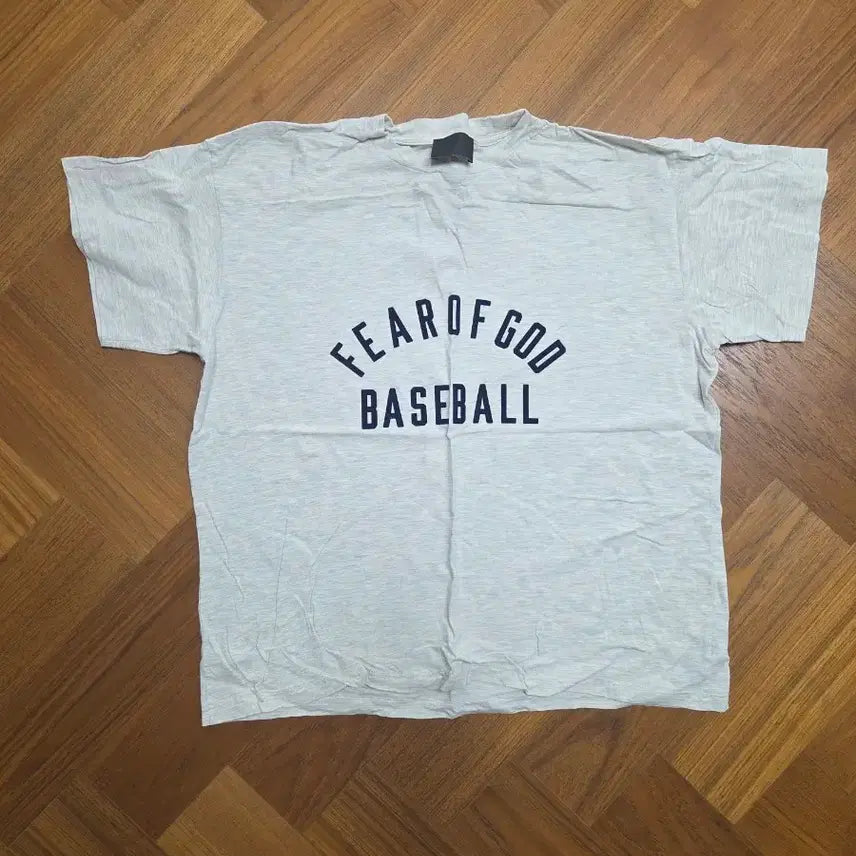 [BUNJANG] Fear of God Baseball T-Shirt Heather Grey / 피어오브갓 베이스볼 반팔티 헤더그레이