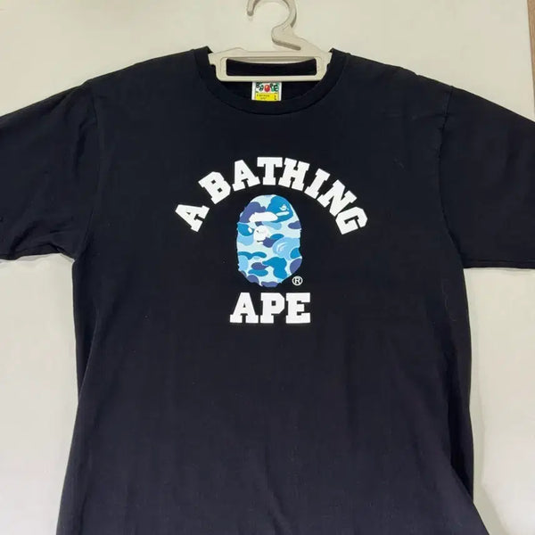 [BUNJANG] Bape Blue Camo Tee L / 베이프 블루 카모티 L