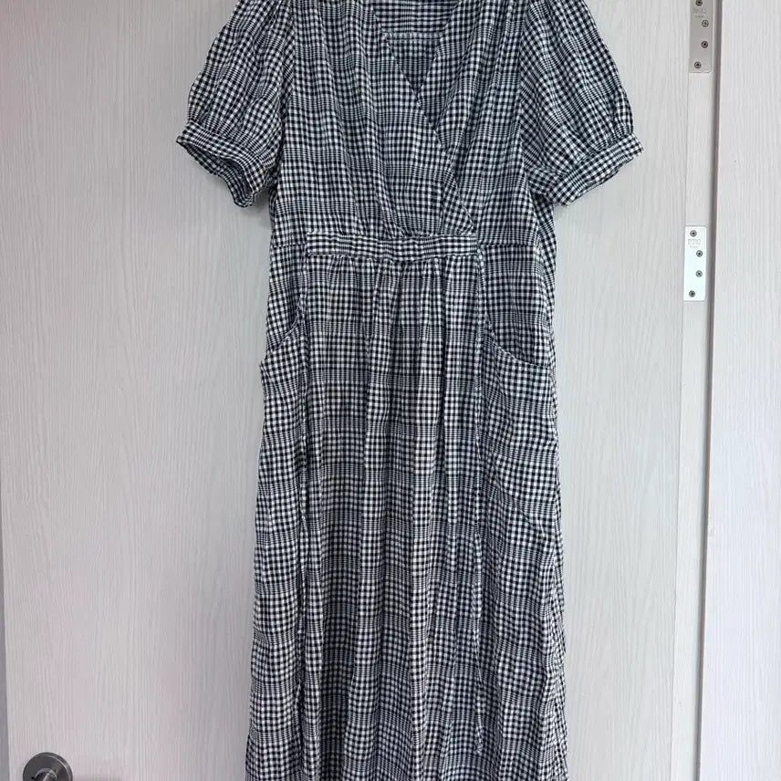 [BUNJANG] Seersucker Summer Dress / 여름 시어서커 원피스