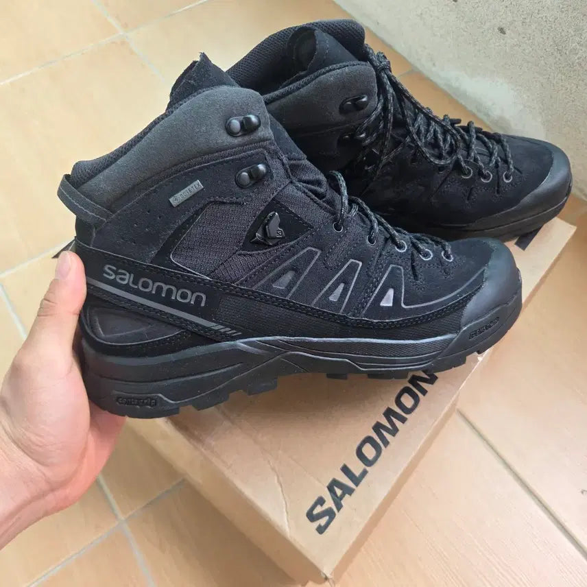 [BUNJANG] Salomon X-ALP Mid LTR GTX Gore-Tex Trekking Shoes Black / 살로몬 고어텍스 트레킹화 블랙