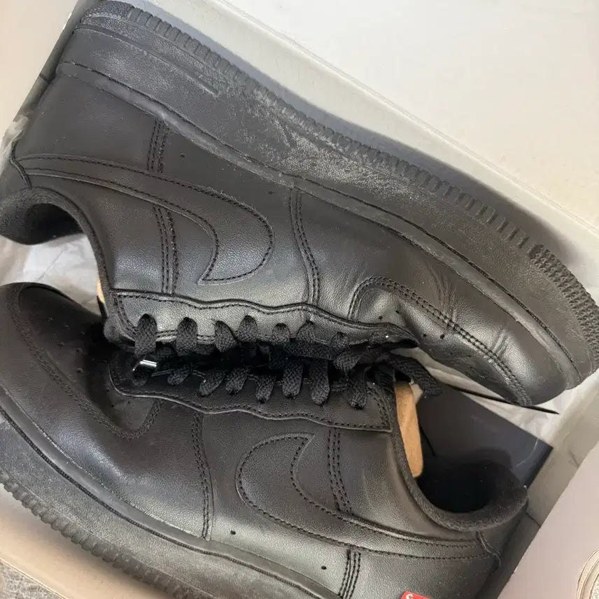 [BUNJANG] Supreme x Air Force 1 Low Black / 슈프림 에어포스 블랙