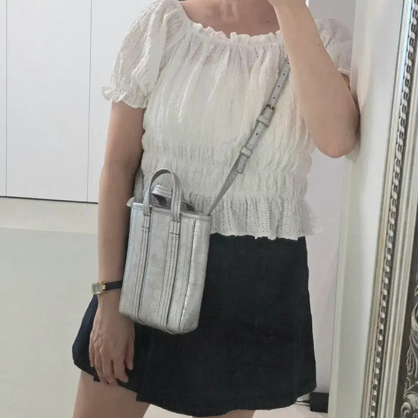 [BUNJANG] Balenciaga Authentic Mini Crossbody Tote Shoulder Bag / BALENCIAGA 발렌시아가 정품 폰홀더백 미니 크로스백 토트 숄더백