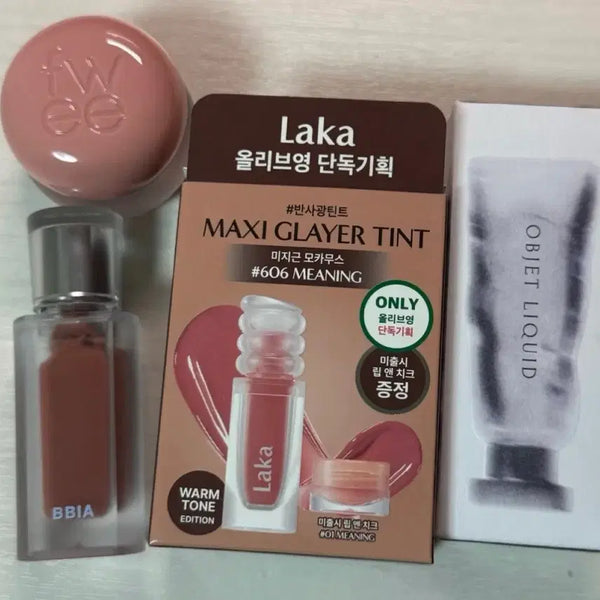 [BUNJANG] Warm Tone Tint Set - Laka, Mujigae Mansion, Fwee, BBIA / 웜톤 틴트 판매해요