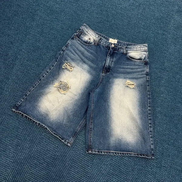 [BUNJANG] Physical Education Department Blue Shorts L / [L] 피지컬에듀케이션디파트먼트 청 반바지 만원샵
