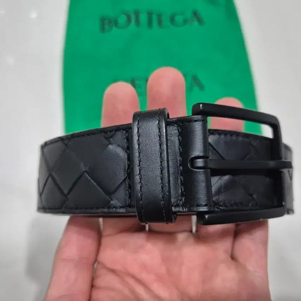 [BUNJANG] Bottega Veneta Intrecciato Leather Belt / 보테가베네타 인트레치아토 벨트