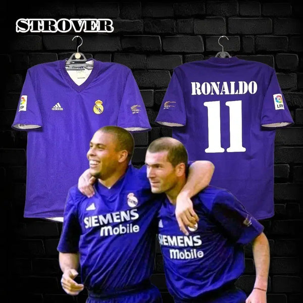 [BUNJANG] Real Madrid 2002-2003 Ronaldo 100th Anniversary Reversible Third Jersey / 02/03 레알 호나우두 100 (100주년/리버시블)