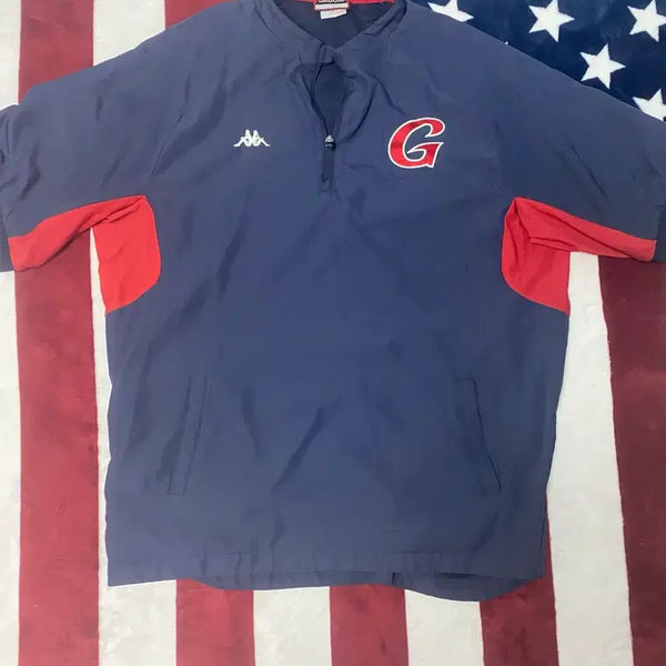 [BUNJANG] KAPPA Lotte Giants Player Issued Warm-up Jacket 3XL / 카파 롯데자이언츠 선수지급용 웜업