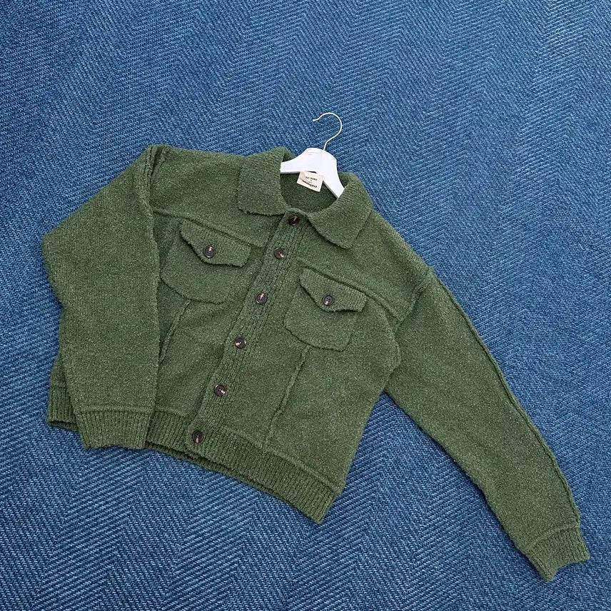 [BUNJANG] General Idea Women's Cardigan M / [여성M] 제너럴아이디어 카라 가디건 만원샵