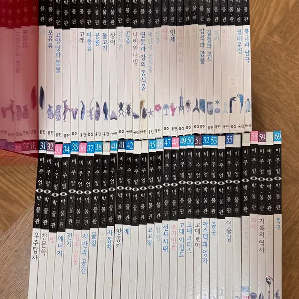 [BUNJANG] Woongjin Visual Museum (66 Volumes) / 웅진 비주얼 박물관