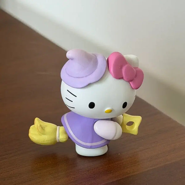 [BUNJANG] Sanrio Hello Kitty Magical Study Series Figurine - Broom / 산리오 헬로키티 마법공부 시리즈 랜덤 피규어 - 빗자루