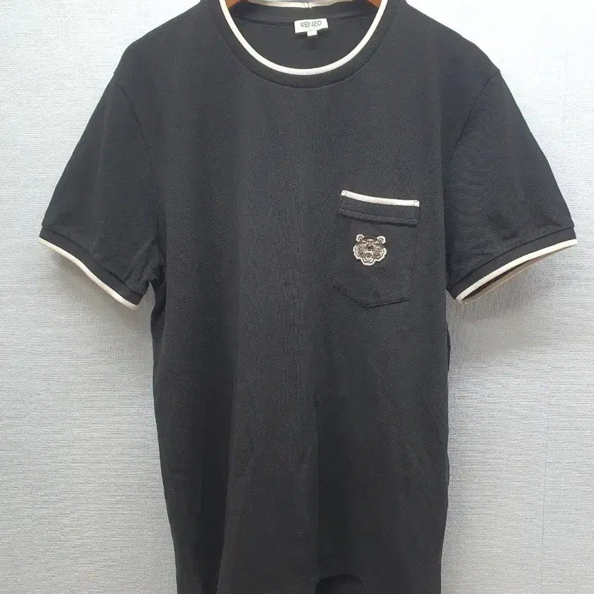 [BUNJANG] Kenzo Tiger Embroidered T-Shirt Black / 겐조 정품 반팔티  100