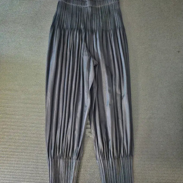[BUNJANG] Pleats Please Fluffy Basic Pants Black Size 3 / 새상품 플리츠플리즈 플러피베이직 팬츠 블랙3