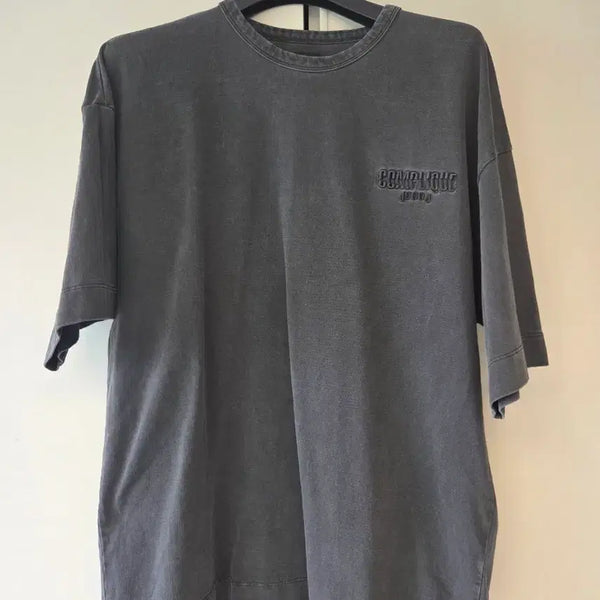 [BUNJANG] Juun.J Washed T-Shirt Charcoal / 준지 워싱 반팔 티셔츠 차콜