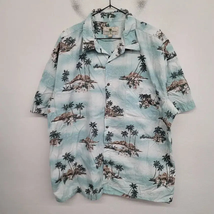 [BUNJANG] Island Shores Hawaiian Shirt 3XL / [115/3XL] Island Shores 하와이안 셔츠 / USA