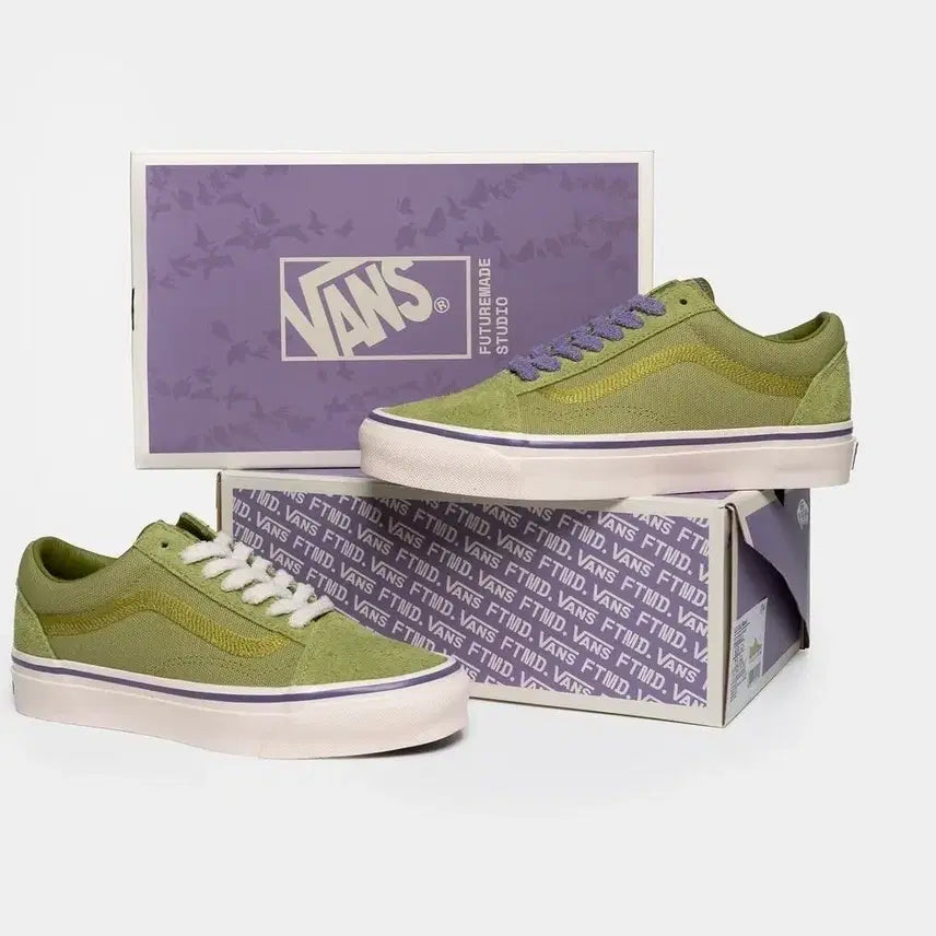 [BUNJANG] Vans x Futuremade Premium Old Skool Green / [275]반스 퓨처메이드  프리미엄 올드스쿨 그린