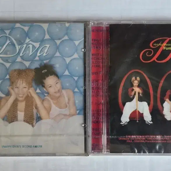 [BUNJANG] Diva 1st Album & Funky Diva 2nd Album Unsealed CD Set / (미개봉)디바 (Diva) 1집 + Funky Diva 2집 미개봉 CD
