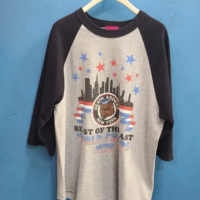 [BUNJANG] Mishka New York Archive Raglan T-Shirt / USA 미쉬카 뉴욕의 곰