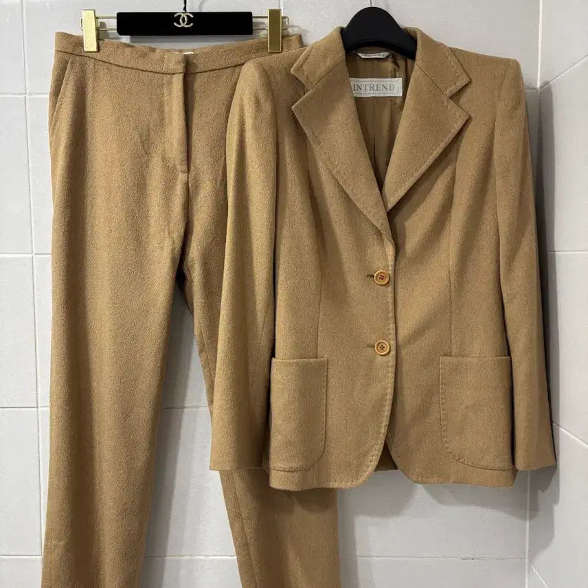 [BUNJANG] Max Mara Camel Hair Setup Suit / 정품)막스마라 카멜헤어 셋업