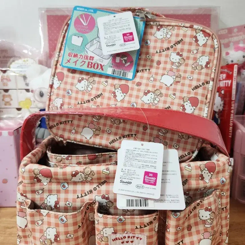 [BUNJANG] Hello Kitty Multi Basket + Square Pouch Set / 헬로키티 멀티바구니+사각파우치
