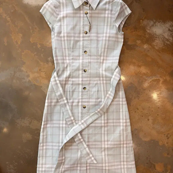 [BUNJANG] Burberry Check Shirt Dress / 버버리체크셔츠 원피스