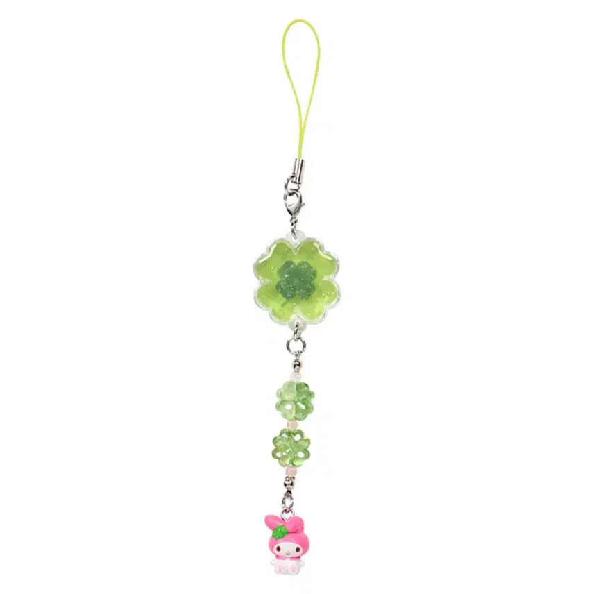 [BUNJANG] Sanrio My Melody Heisei Clover Strap Keychain / 산리오 무네큥 헤이세이 클로버 스트랩 키링 마이멜로디