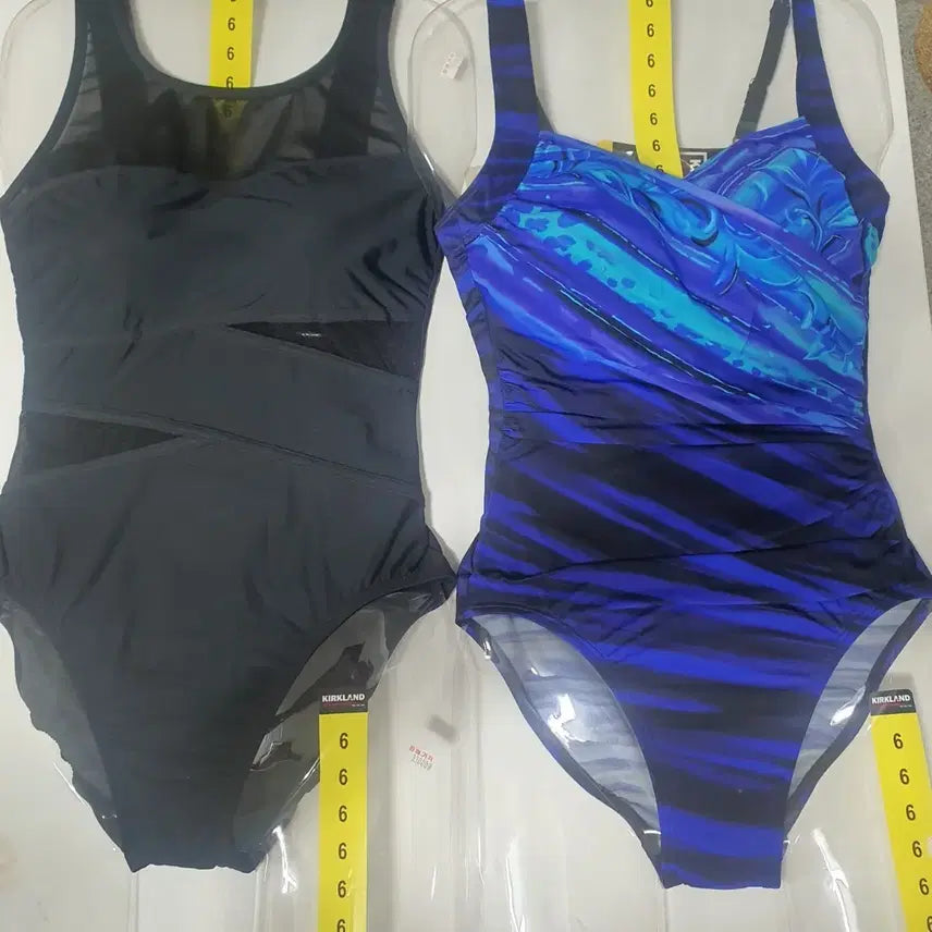 [BUNJANG] Kirkland Signature Women's Swimsuit Black/Blue / 커클랜드 여성 수영복 블랙/블루