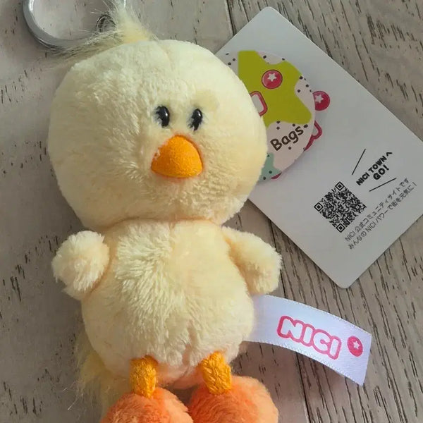 [BUNJANG] Nici Niki Chick Duck Plush Keychain / (새상품) nici 니키 병아리 오리 인형 키링