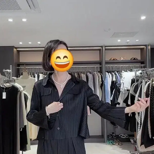 [BUNJANG] Reclara Flow Pleats A-Line Jacket (New) / 리클라라 플로우플리츠A라인자켓(새상품)