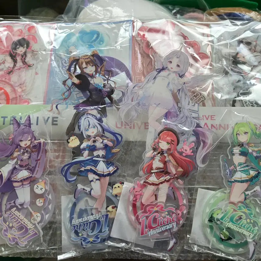 [BUNJANG] StellaLive 1st Anniversary Acrylic Stand Set (10 Types, Sealed) / 미개봉) 스텔라이브 1주년 아크릴스텐드 10종 세트