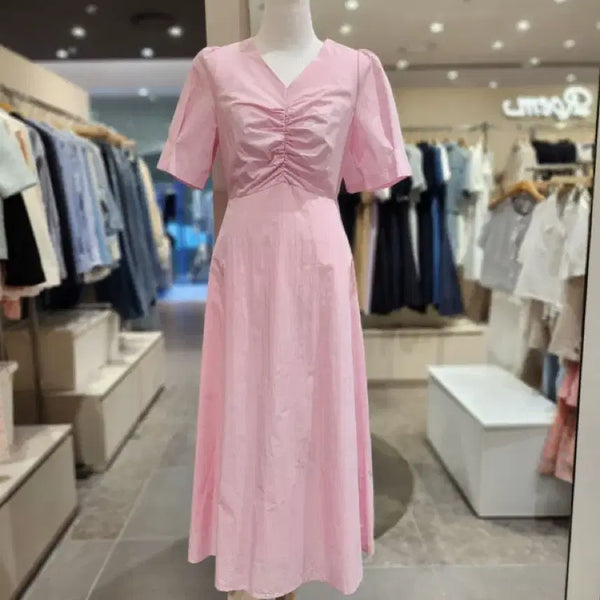 [BUNJANG] ROEM Milk Pink Dress M / 로엠 우유핑크 원피스 M