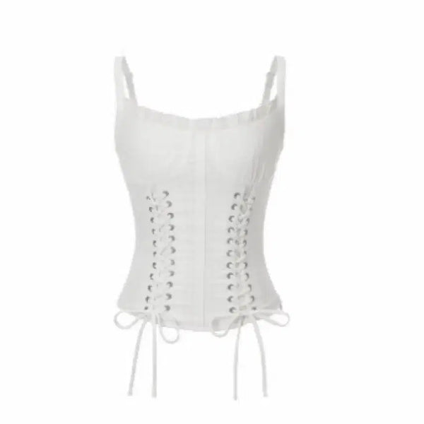 [BUNJANG] 3Times Juliet Corset Top White / 쓰리타임즈 Juliet corset top