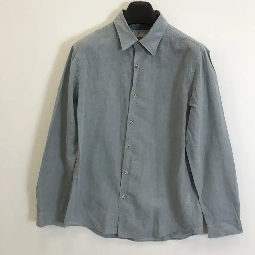 [BUNJANG] Edition ANDZ Linen Blend Shirt Blue Size 100 / 에디션 ANDZ 린넨혼방셔츠 [100]