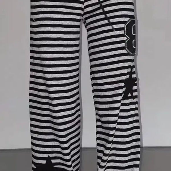 [BUNJANG] Y2K Stripe Low-Rise Training Pants / 로우라이즈 y2k 스트라이프 트레이닝 팬츠