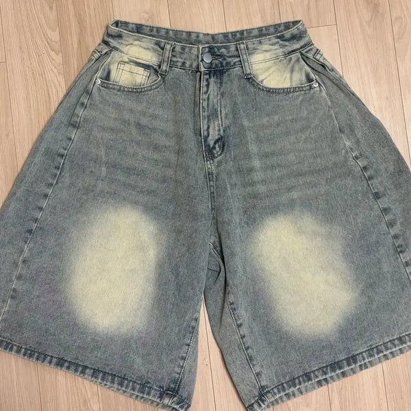 [BUNJANG] Vintage Wide Bermuda Shorts / 와이드 빈티지 버뮤다 팝니다!!