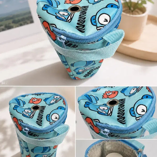 [BUNJANG] Character Tumbler Pouch / 캐릭터 텀블러 파우치