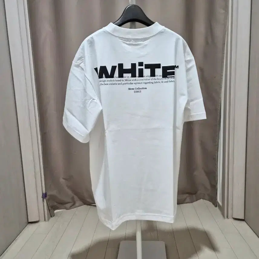 [BUNJANG] Off-White Short Sleeve T-Shirt White/Black / 오프화이트 반팔 티셔츠 화이트/블랙 (색상택).새상품.무료배송