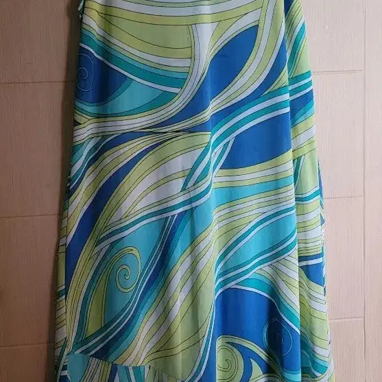 [BUNJANG] Cooling Fabric Long Skirt / 시원한 냉장고원단 롱치마