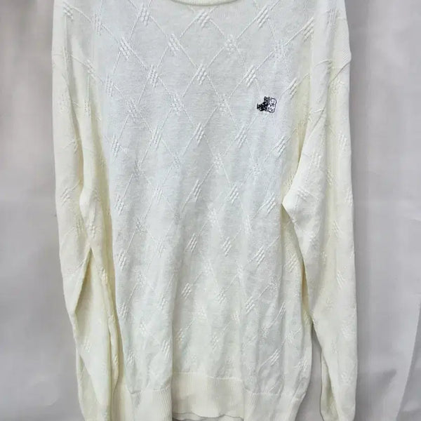 [BUNJANG] Black & White Knit Ivory / 블랙앤화이트 니트 아이보리