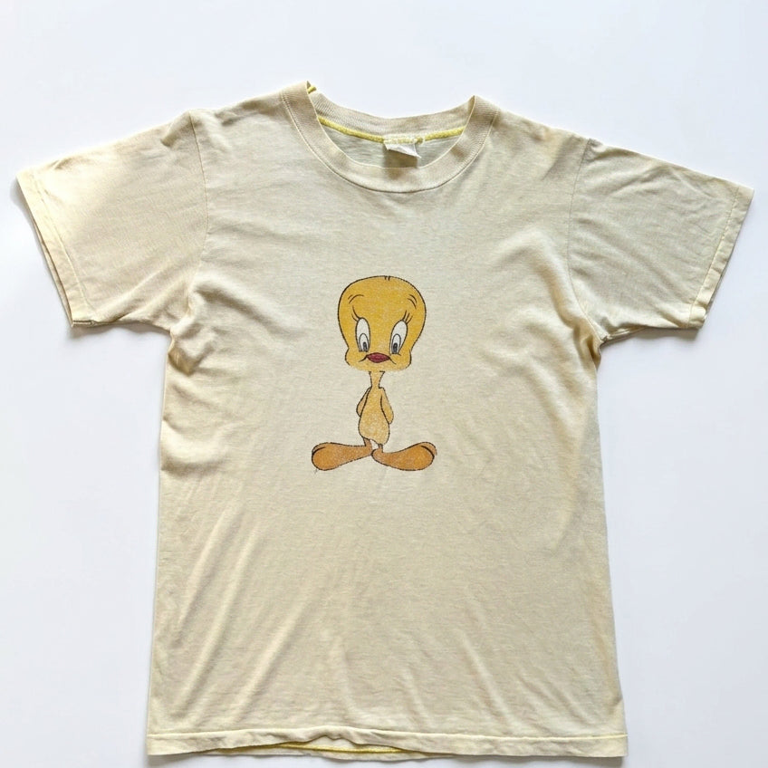 [BUNJANG] Looney Tunes Tweety T-Shirt 80s M / 80's 루니 툰즈 트위티 티셔츠 M