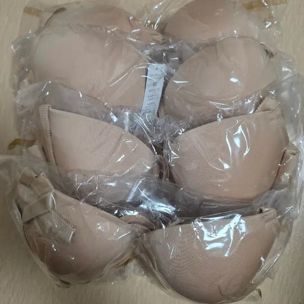 [BUNJANG] SOLVE Skin Tone Bra (80C) - Set of 4 / 솔브 스킨색 브라 80C 4개