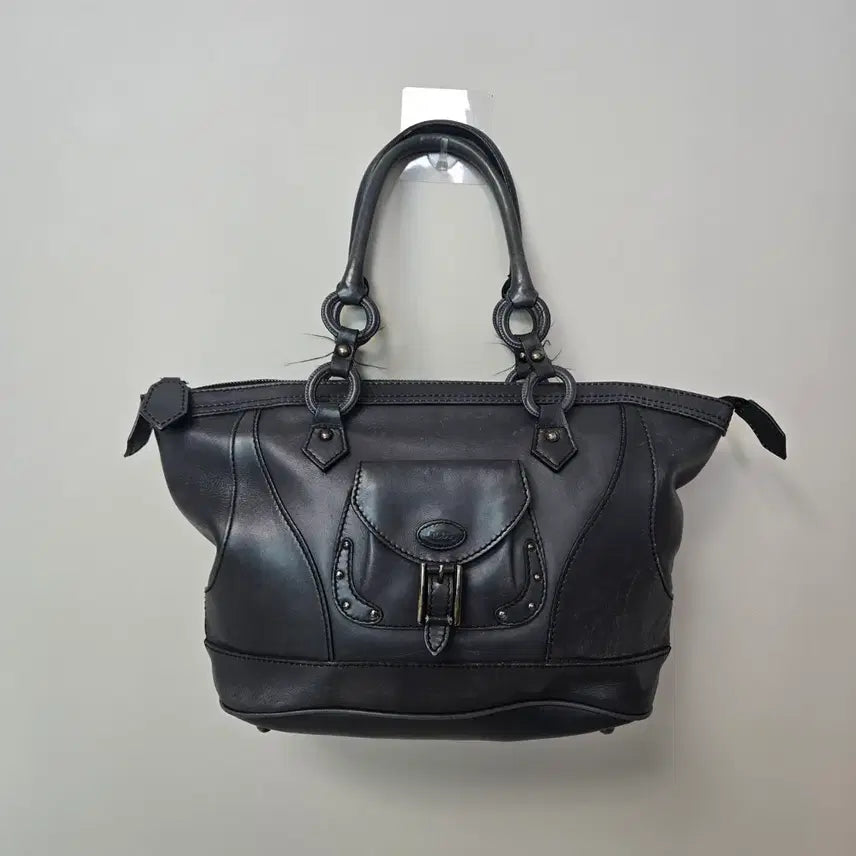 [BUNJANG] Tod's Deep Navy Leather Women's Tote Bag / 토즈 가방 딥네이비 여성 토트백
