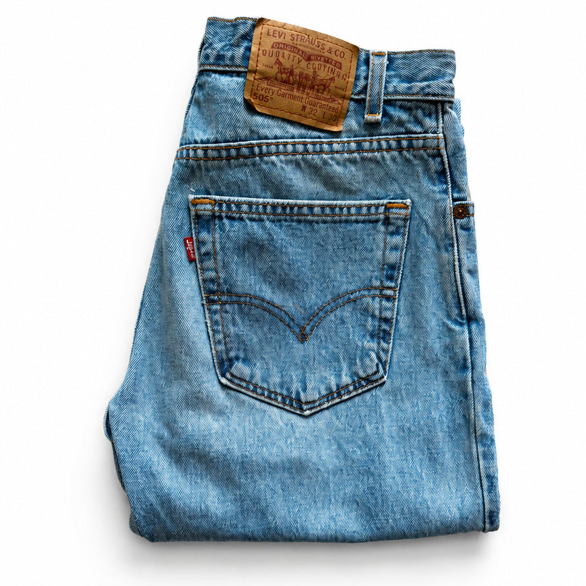 [BUNJANG] Levi's 505 Washed Denim Jeans 30" Made in USA / 90's 리바이스 505 워싱 데님 30" USA MADE