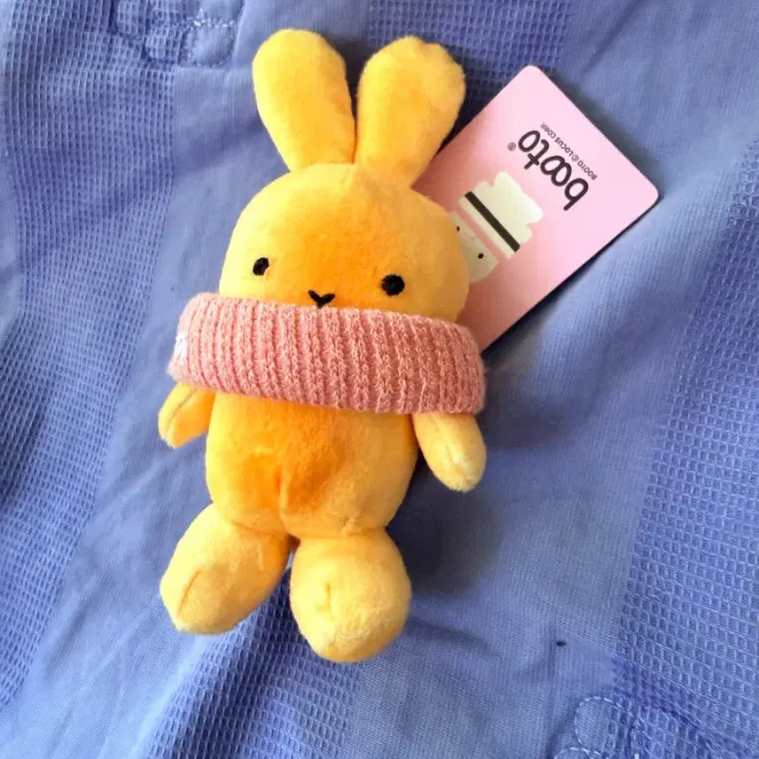 [BUNJANG] Bouto Rabbit Doll Yellow Keychain / 부토 토끼 인형 옐로우