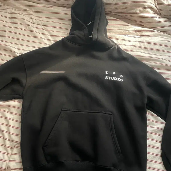 [BUNJANG] IAB STUDIO Hoodie Black XL / 아이앱 후드 블랙 XL
