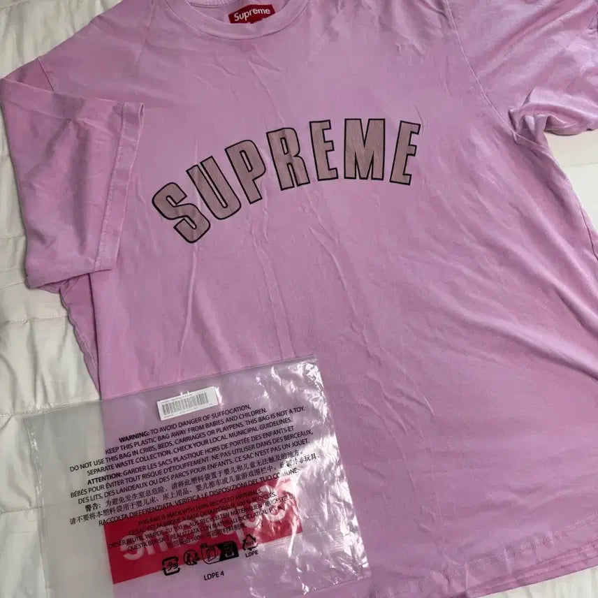 [BUNJANG] Supreme Crack Arc Short Sleeve T-Shirt XXL / 슈프림 크랙 아크 반팔 xxl 팝니다