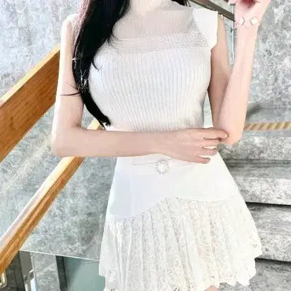 [BUNJANG] Rhinestone Embellished T-Shirt / 수입의류 큐빅티 홀복