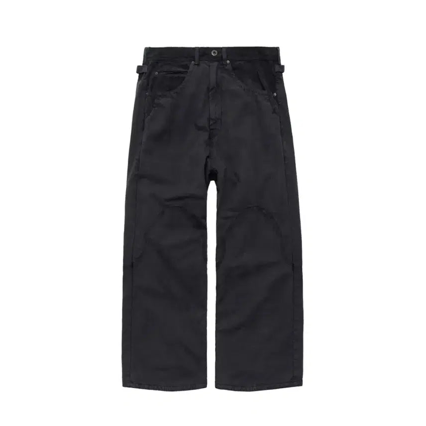 [BUNJANG] Politeru Flame Pants Navy / (3) 폴리테루 플레임 팬츠 네이비