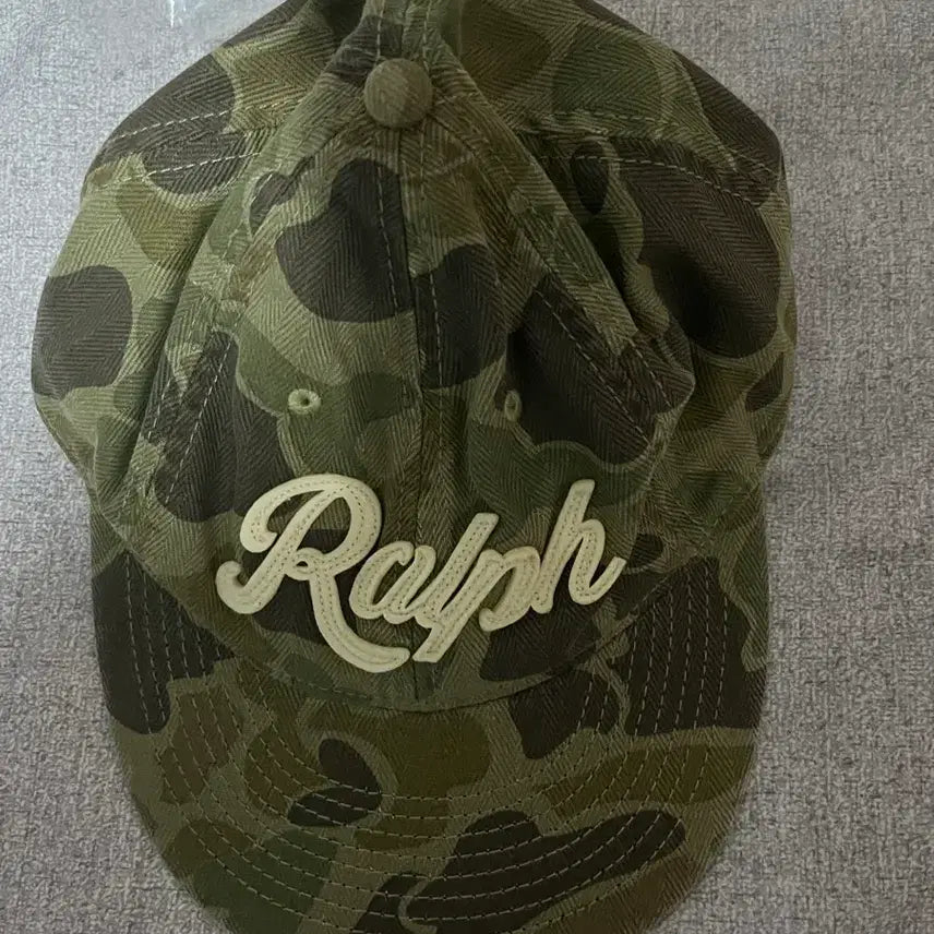 [BUNJANG] Ralph Lauren Camo Herringbone Ball Cap / 랄프로렌 카모 헤링본 볼캡